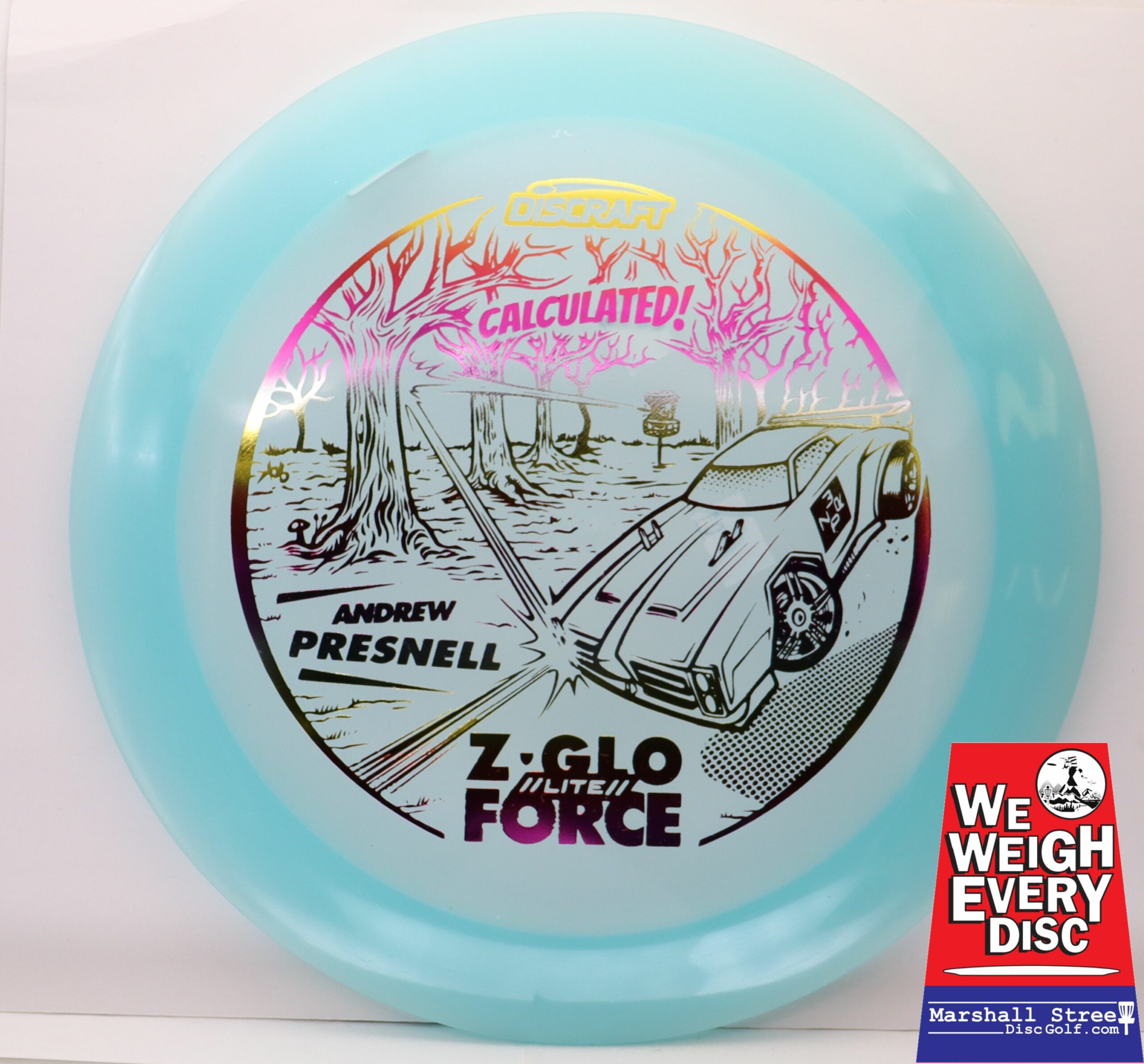 Z Lite Glow Force, Andrew Presnell • Marshall Street Disc Golf